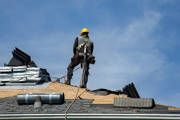 Professional Metal Roofing technician working in Highlands, NJ
